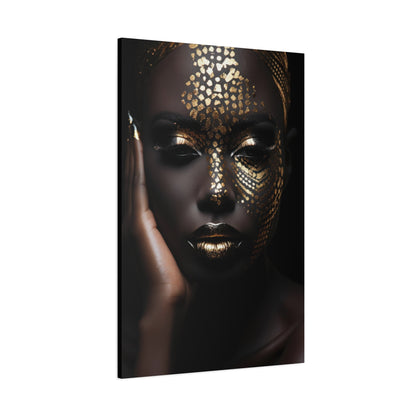Black African Woman Canvas Art, African American Art Modern art print Fashion wall decor African, Wall Art