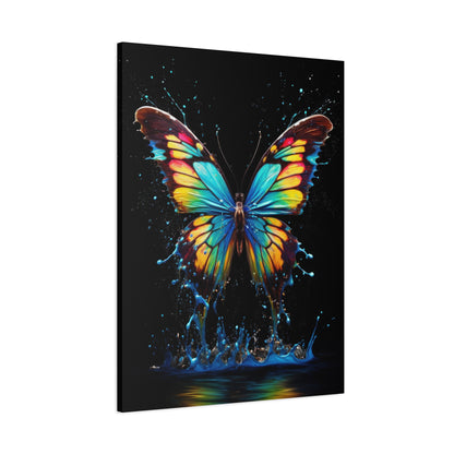 Colorful Butterfly Canvas Wall Art, Butterfly Wall Decor, Colorful Canvas, Room Wall Decor, Home Gift Matte Canvas