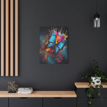 Butterfly Canvas Wall Art, Colorful Animal Print on Canvas, Butterfly Wall Decor, Bedroom Wall Decor, Home Gift, Room Decor