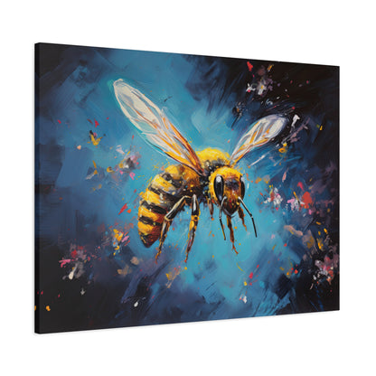 Bumble Bee Canvas, Bee Artwork, Bee Print, Bee Poster, Bee Decoration, Bumble Bee Art Print
